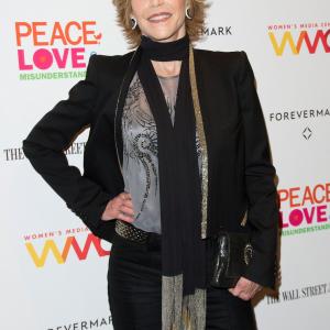 Jane Fonda and Ry RussoYoung at event of Peace Love amp Misunderstanding 2011