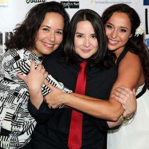 The cast of LATINA CHRISTMAS SPECIAL: Diana Yanez, Sandra Valls, and Maria Russell