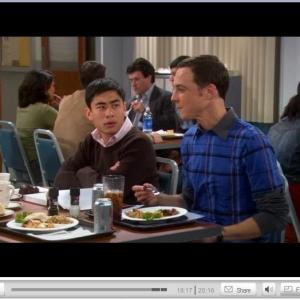 William Ngo and Jim Parsons in The Big Bang Theory