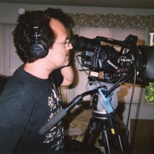 Steve Gelder directing his first award-winning short film, 