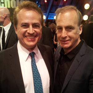 Steve Gelder and Bob Odenkirk at the 2014 Critics' Choice Awards.