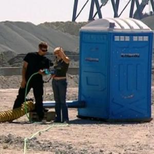 Still of Tory Belleci and Kari Byron in MythBusters 2003