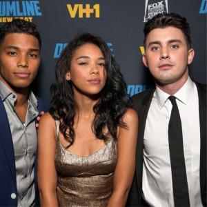 Drumline A New Beat premiere with Rome Flynn and Alexandra Shipp and Scott Shilstone