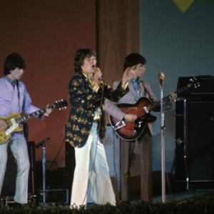 The Rolling Stones Keith Richards Mick Jagger Bill Wyman at the Hollywood Bowl