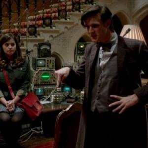 Still of Matt Smith and Jenna Coleman in Doctor Who (2005)