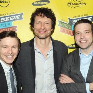 Marshall Allman Steve Taylor  Donald Miller at the World Premier of Blue Like Jazz at the SXSW Film Festival