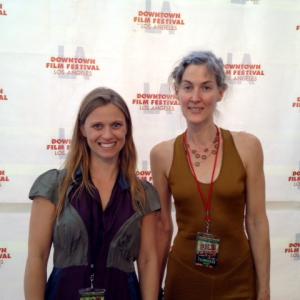 Kristie Reeves and Allison Beda arrive at the Downtown Film Festival Los Angeles Los Angeles Premiere of Two Oranges and a Lemon