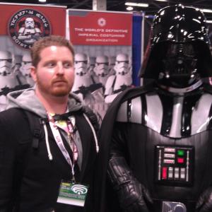 Geoffrey Fortner meeting Darth Vader!