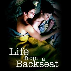 The movie poster from the short film, LIFE FROM A BACKSEAT.