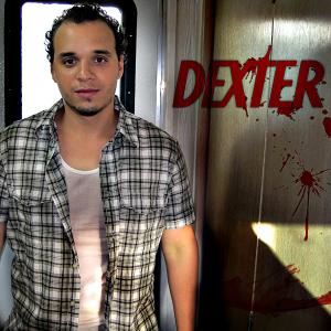 Bryan Lugo on set of Dexter