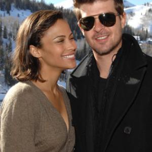 Robin Thicke and Paula Patton at event of Precious (2009)