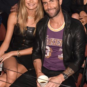 Adam Levine and Behati Prinsloo at event of 2014 MTV Video Music Awards (2014)