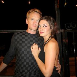 Zarah Mahler with Neil Patrick Harris at opening night of Rent at the Hollywood Bowl