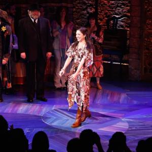 Zarah Mahler in Soul Doctor on Broadway  closing night curtain call