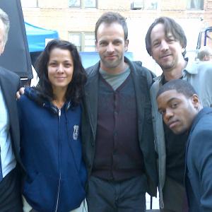 Elementary   One Way To Gett Off On set with Adian Quinn Jonny Lee Miller Jon Michael Hill Directed by Seith Mann