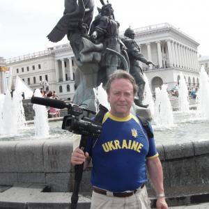 On location in Kiev Ukraine