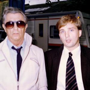 REUNION AT FAIRBOROUGH 1985 Derek Lyons with Robert Mitchum