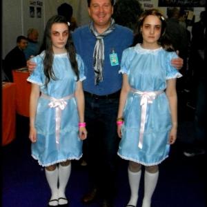 THE SHINING Me with two fans of Stanley Kubricks The Shining At a Horror Convention 2013