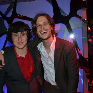 At the after party of The Amazing Spiderman Premiere with Matthew Gubler