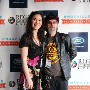 With costar Phil Lee at Knoxville Film Festival