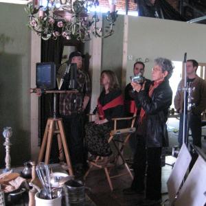 On the set of TRIFLES. Adapted and Directed by PAMELA GAYE WALKER