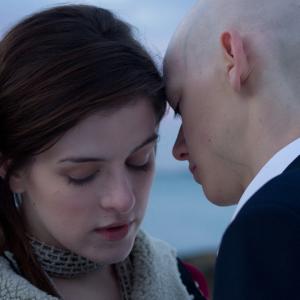 Still of Aisling Loftus and Clarke Thomas in Death of a Superhero 2011