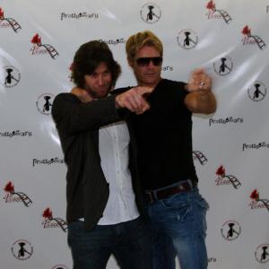 Clint and Mark Hengst attending the first annual Viscera Film festival Downtown Los Angeles July 17 2010
