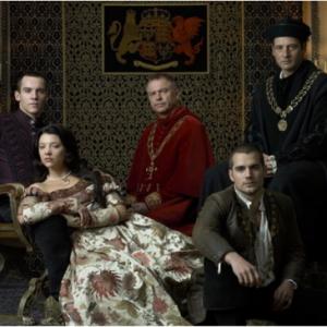 Sam Neill Jeremy Northam Jonathan Rhys Meyers Henry Cavill and Natalie Dormer in The Tudors 2007