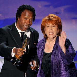 Elinor Burkett and Roger Ross Williams at event of The 82nd Annual Academy Awards 2010