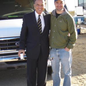 Ray Wise and I on set of The Election.