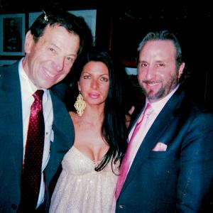 Producer Bob DeBrino, cousin, Trish, & actor Ron Silver. New York Premiere of Find Me Guilty