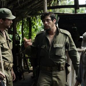 Alfredo De Quesada Benicio Del Toro and Carlos Ruiz on the set of Che Part 1 The Argentine