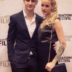 Actor Chad Rook and SingerSongwriter Dani Jean at the Calgary International Film Festival
