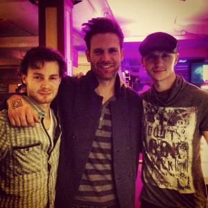 James Pizzinato, Matthew Davis and Chad Rook. Behind the series of CW's series 