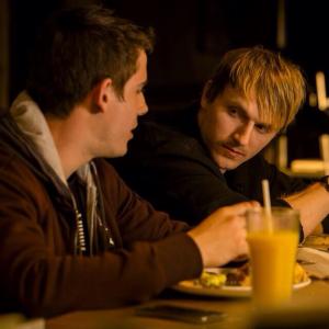Adam Butcher and Chad Rook on set of Played