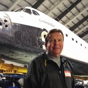 The Endeavour's final trek across Los Angeles was filmed by volunteers from the Society of Camera Operators.