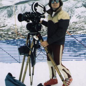 Randall Robinson shooting for 20th Century Fox in Aspen, CO.