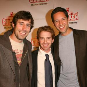 Seth Green Josh Cooke and Todd Grinnell at event of Robot Chicken 2005