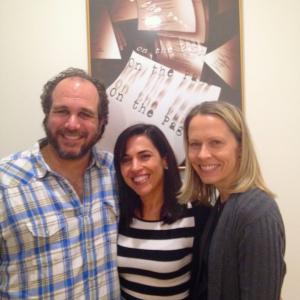 with Pilar Alessandra and Sylvia Jaunzarins at the On The Page podcast