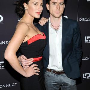 Christian Campbell and America Olivo at NY Disconnect Premiere April 2013