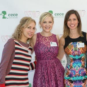 Actress Victoria Ullmann, Television Exec Wendy Willis and Lily Baldwin attend The CeCe: Croquet For A Cause Event at Culver Studios in Los Angeles.