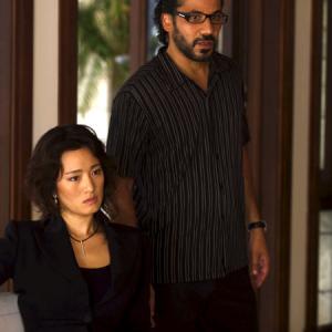 Still of Li Gong and John Ortiz in Miami Vice (2006)