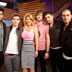 Carrie Keagan with The Wanted on VH1s Big Morning Buzz Live with Carrie Keagan
