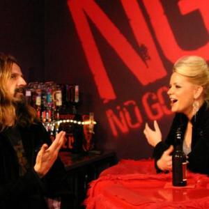 Rob Zombie with Carrie Keagan on 