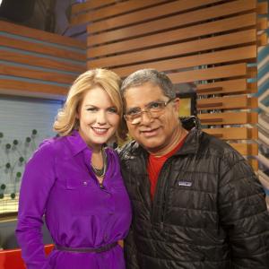 Carrie Keagan with Deepak Chopra on VH1s Big Morning Buzz Live with Carrie Keagan