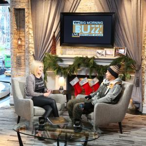 Carrie Keagan with TI on the set of VH1s Big Morning Buzz Live with Carrie Keagan