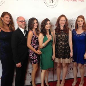 Cast of Tick Tock at the Playhouse West Film Festival August 22, 2014