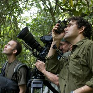 Still of Bill Wallauer and Mark Linfield in Chimpanzee 2012