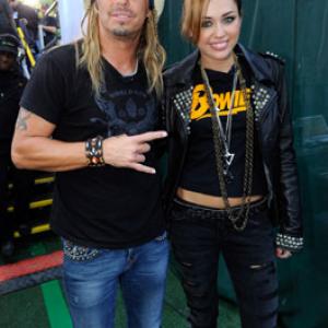 Bret Michaels and Miley Cyrus