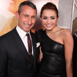 Adam Shankman and Miley Cyrus at event of The Last Song 2010
